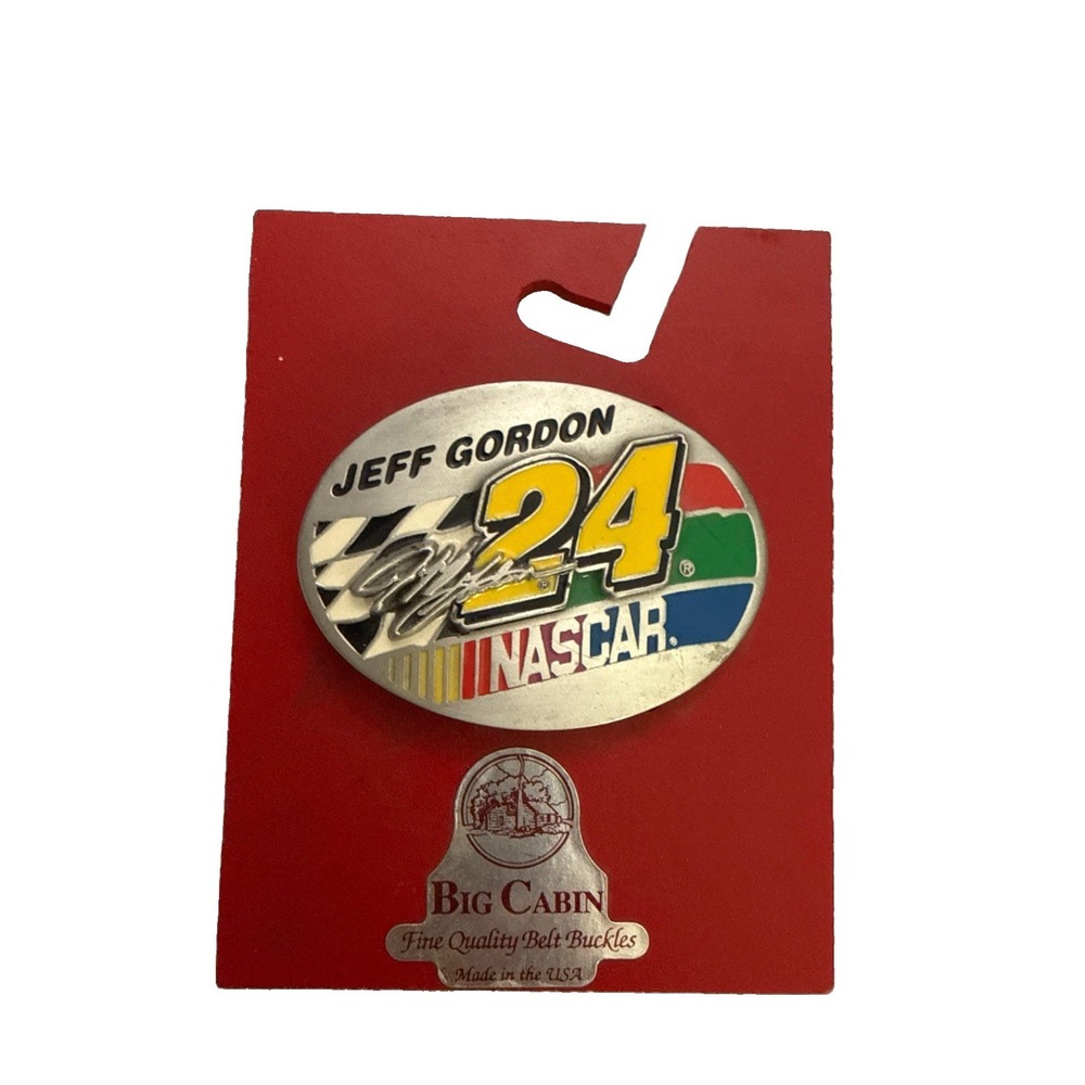 Nascar Jeff Gordon Belt Buckle Rare Limited Edition 2493/25,000 JG Motorsports